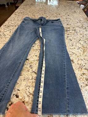 RE Generation by Celebrity Pink Extend Tab Bootcut Jeans Size 11/30 Blue